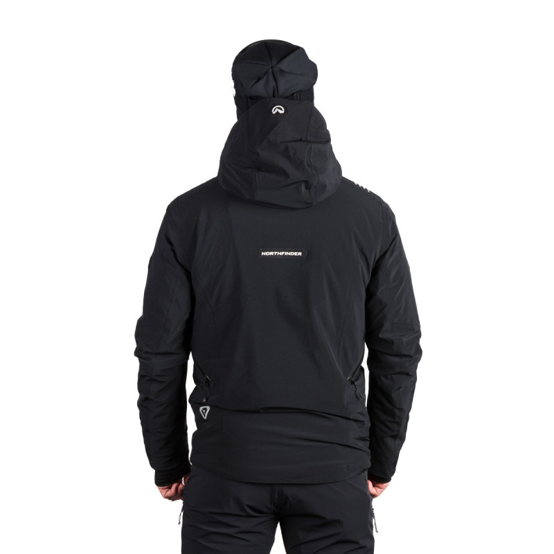 Pánska lyžiarska bunda Northfinder TOHNIS1 BU-37901SNW Dermizax Black